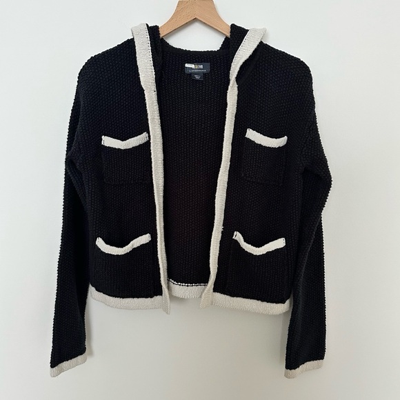 Anthropologie Maeve Two Toned Cardigan with Hood - Picture 5 of 10